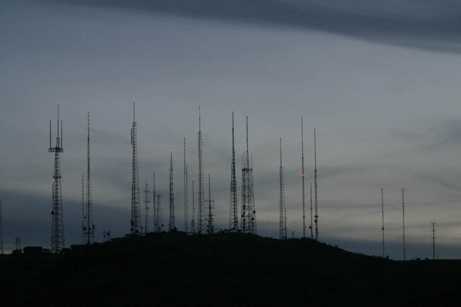 TV Towers from South Mountain Summit (75mm, f/4.0, 1/200 sec, ISO 400)<!--CRW_1871.CRW-->